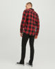 Immagine di JACK&JONES - CAMICIA A QUADRI NERA E ROSSA IN FLANELLA DA UOMO