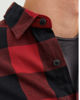Immagine di JACK&JONES - CAMICIA A QUADRI NERA E ROSSA IN FLANELLA DA UOMO