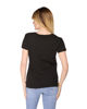 Immagine di TATOO - Tshirt nera da donna scollo a V