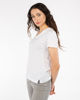 Immagine di TATOO - Tshirt bianca da donna scollo a V