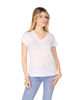 Immagine di TATOO - Tshirt bianca da donna scollo a V