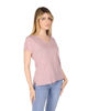 Immagine di TATOO - Tshirt rosa da donna scollo a V