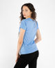 Immagine di TATOO - Tshirt celeste da donna scollo a V