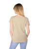 Immagine di TATOO - Tshirt beige da donna scollo a V