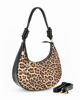 Immagine di NARDINI - Borsa a spalla leopardata, tracolla removibile