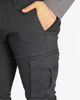 Immagine di ON SPIRIT - PANTALONE CARGO GRIGIO DA UOMO CON POLSINO