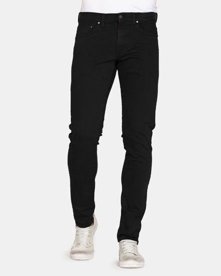 Immagine di CARRERA - PANTALONE NERO DA UOMO IN BULL DENIM SLIM FIT CON TINUTRA OLD