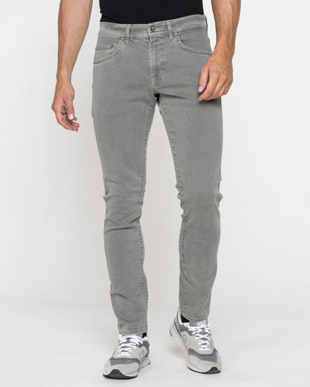 Immagine di CARRERA - PANTALONE GRIGIO CHIARO DA UOMO IN BULL DENIM SLIM FIT CON TINUTRA OLD