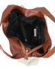 Immagine di DIVAS - Borsa sacca beige in VERA PELLE con tasca frontale, tracolla removibile - MADE IN ITALY