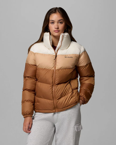 Immagine di COLUMBIA - GIUBBINO IMBOTTITO CAMEL DA DONNA CON CAPPUCCIO PUFFECT II