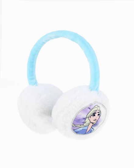 Immagine di FROZEN - Paraorecchie bimba celeste in peluche
