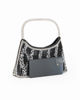 Immagine di DIVAS - Minibag nera in strass, catenina removibile