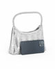 Immagine di DIVAS - Minibag argento in strass, catenina removibile