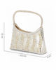 Immagine di DIVAS - Minibag oro in strass, catenina removibile