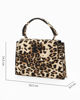Immagine di NARDINI - Minibag leopardata in raso con patta, catenina removibile