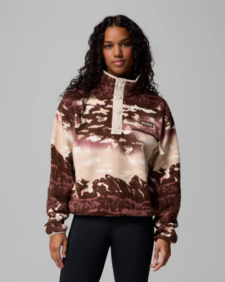 Immagine di COLUMBIA - PILE CROPPED DA DONNA CON BOTTONI HELVETIA