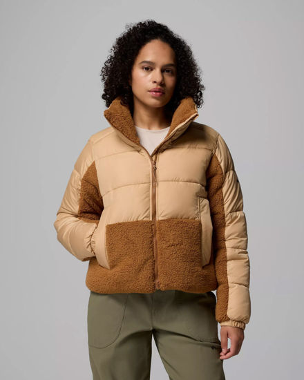 Immagine di COLUMBIA - GIUBBINO IMBOTTITO IN SHERPA CAMEL DA DONNA LEADBETTER POINT II