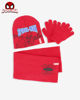 Immagine di SPIDERMAN - Completo rosso da bimbo cuffia+sciarpa+guanti