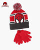 Immagine di SPIDERMAN - Completo rosso da bimbo cappello con pon pon + guanti