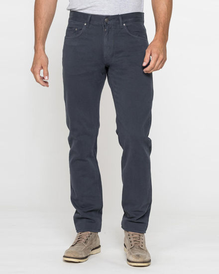 Immagine di CARRERA - PANTALONE ANTRACITE 5 TASCHE  SMERIGLIATO IN PESANTE GABARDINA DI COTONE