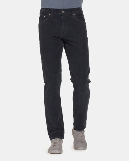 Immagine di CARRERA - PANTALONE BLU 5TASCHE IN VELLUTO 1000 RIGHE STRETCH
