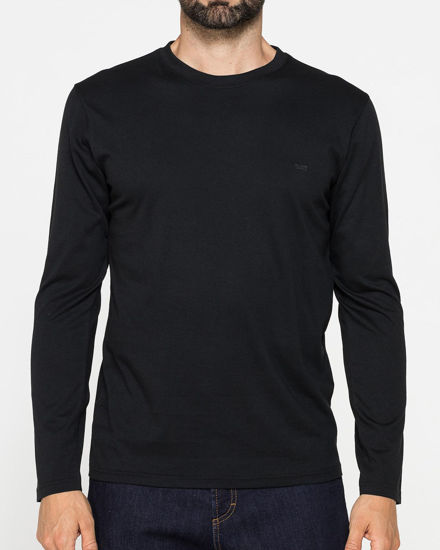 Immagine di CARRERA - T-SHIRT NERA GIROCOLLO MANICA LUNGA DA UOMO