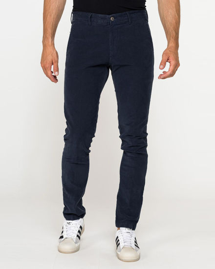 Immagine di CARRERA - PANTALONE BLU DA UOMO IN FUSTAGNO STRETCH
