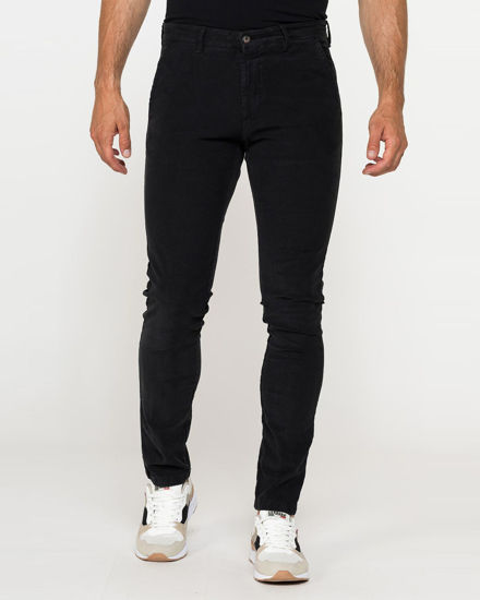 Immagine di CARRERA - PANTALONE NERO DA UOMO IN FUSTAGNO STRETCH