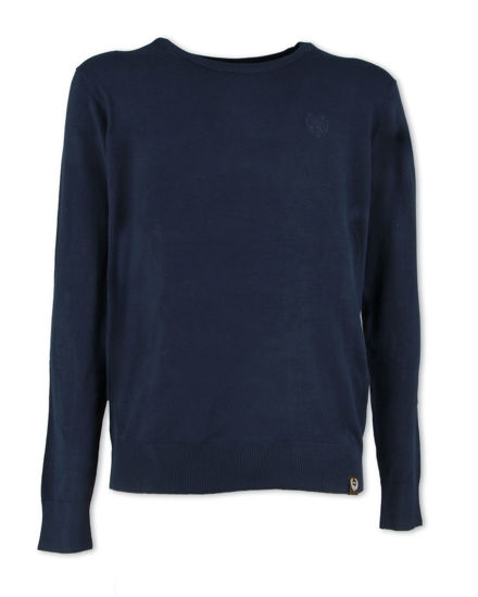 Immagine di GIANMARCO VENTURI - Maglia a manica lunga blu da uomo