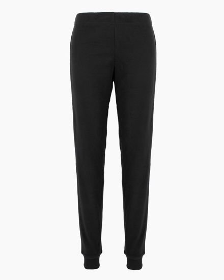 Immagine di PANTALONE C/POLSINO MICROPILE DONNA BLK