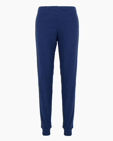 Immagine di PANTALONE C/POLSINO MICROPILE DONNA BLUE