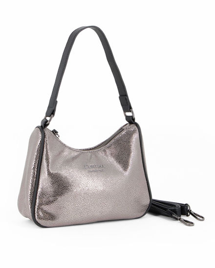 Immagine di CORTINA POLO STYLE - Minibag piombo con tracolla removibile