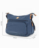 Immagine di JUST GOLF - Borsa blu con doppia tasca frontale, manico regolabile e cerniera ad espansione