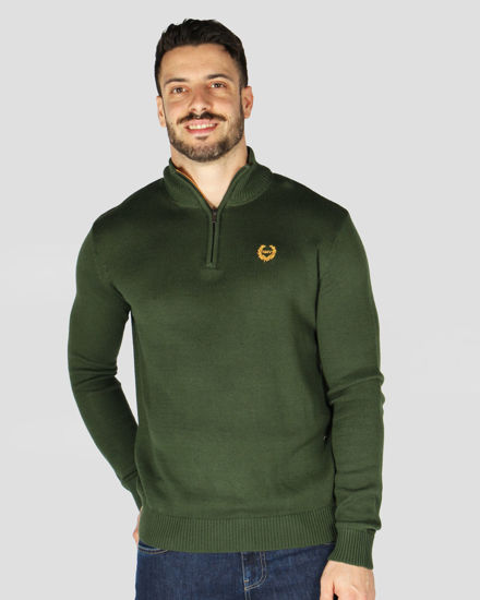 Immagine di AU00752 MAGLIA MANICA LUNGA 1/2 ZIP
