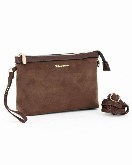 Immagine di NARDINI - Tracollina testa moro scamosciata con cinturino da polso