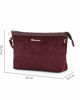 Immagine di NARDINI - Tracollina bordeaux scamosciata con cinturino da polso