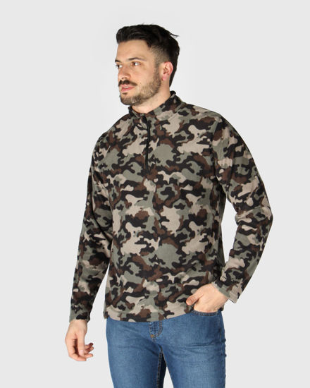 Immagine di MICROPILE VITTORIO 1/2 ZIP CAMOUFLAGE