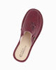 Immagine di TIGLIO - Ciabatta bordeaux da donna con cucitura laterale e cuori in vernice
