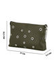Immagine di DIVAS - Tracolla verde in VERA PELLE con occhielli