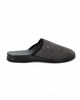 Immagine di TIGLIO - Pantofola nera da uomo con sottopiede in VERA PELLE, MADE IN ITALY
