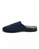Immagine di TIGLIO - Pantofola blu da uomo con sottopiede in VERA PELLE, MADE IN ITALY