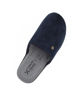 Immagine di TIGLIO - Pantofola blu da uomo con sottopiede in VERA PELLE, MADE IN ITALY