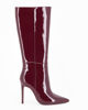 Immagine di MISS GLOBO - Stivale bordeaux a punta in vernice con zip laterale, tacco 10,5CM