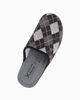 Immagine di TIGLIO - Pantofola nera da uomo con sottopiede in VERA PELLE, MADE IN ITALY