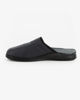 Immagine di TIGLIO - Pantofola nera da uomo con sottopiede in VERA PELLE, MADE IN ITALY