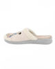 Immagine di TIGLIO - Pantofola beige da donna con orso polare, MADE IN ITALY