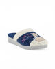 Immagine di TIGLIO - Pantofola blu da donna con orso polare, MADE IN ITALY
