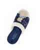 Immagine di TIGLIO - Pantofola blu da donna con orso polare, MADE IN ITALY