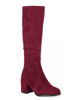 Immagine di MISS GLOBO - Stivale bordeaux scamosciato con zip laterale, tacco 7CM