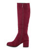 Immagine di MISS GLOBO - Stivale bordeaux scamosciato con zip laterale, tacco 7CM